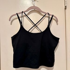 Zella Black Strappy Tank Top